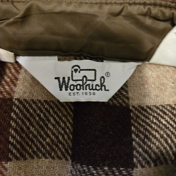 Vintage 1960s Woolrich Mackinaw Flannel Size Medium Men's Hunting Fishing Plaid - Picture 3 of 9